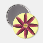 Red Corn Pattern Magneet (Voorkant / Achterkant)