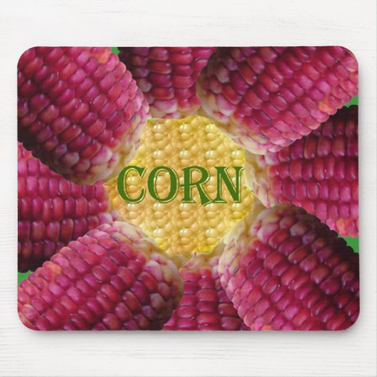 Red Corn Pattern Muismat (Voorkant)