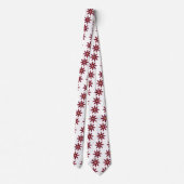 Red Corn Pattern Stropdas (Achterkant)