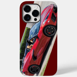 Red Corvette c8, 2023, i telefoonhoesje Case-Mate iPhone 14 Pro Max Hoesje