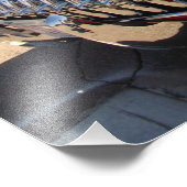 Red Corvette ~ Foto Foto Afdruk (Hoek)