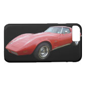 Red Corvette - iPhone 7 Hoesje (Achterkant (Horizontaal))