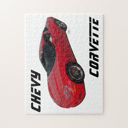 Red Corvette Legpuzzel (Verticaal)