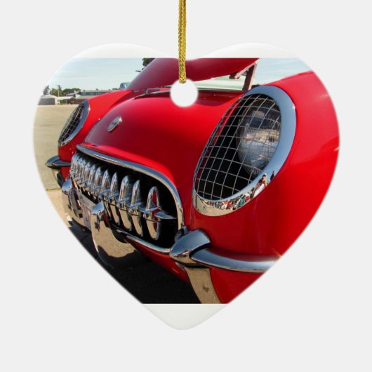 Red Corvette ~ ornament (Achterkant)