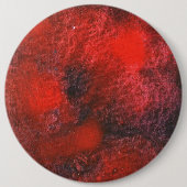 "Red Cosmos" Abstracte Art Button (Voorkant)