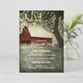 Red Country Barn | Country Morgen Kaart (Staand voorkant)