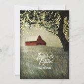 Red Country Barn | Country Morning is not a senten Kaart (Achterkant)