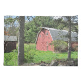 Red Country Barn Kussensloop (Achterkant)