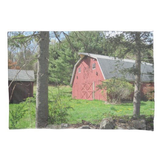 Red Country Barn Kussensloop (Voorkant)