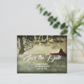 Red Country Barn | Op de ochtend van het land sla  Briefkaart (Staand voorkant)