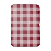 Red Country Gingham Badkamer Tapijt Badmat Decor (Voorkant Verticaal)