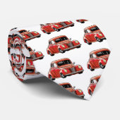 Red Coupe Hot Rod Stropdas (Opgerold)