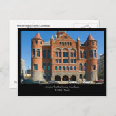 Red Courthouse Downtown Dallas Texas Briefkaart (Voorkant / Achterkant)