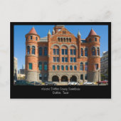 Red Courthouse Downtown Dallas Texas Briefkaart (Voorkant)