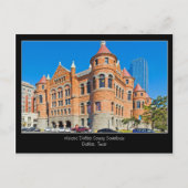 Red Courthouse Downtown Dallas Texas Briefkaart (Voorkant)