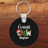 Red Cousin Crew Christmas Retro  Sleutelhanger (Voorkant)