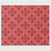 Red Cowboy Bandana Cadeau of Gift - Cadeaupapier (Vlak)