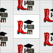Red Cowboy Boot Afstuderen Stof (Delen)