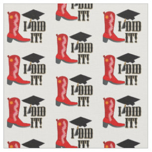 Red Cowboy Boot Afstuderen Stof