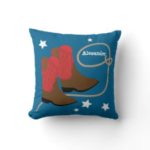 Red Cowboy Boots & Rope, gepersonaliseerd