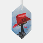 Red Cowboy Pet, Parijs, Texas Ornament (Voorkant Rechts)