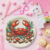 Red Crab Bake Papieren Bordje (Feest)