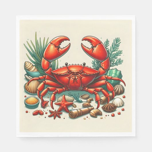 Red Crab Bake Servet (Voorkant)