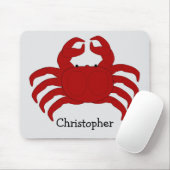 Red Crab Design Muismat (Met muis)