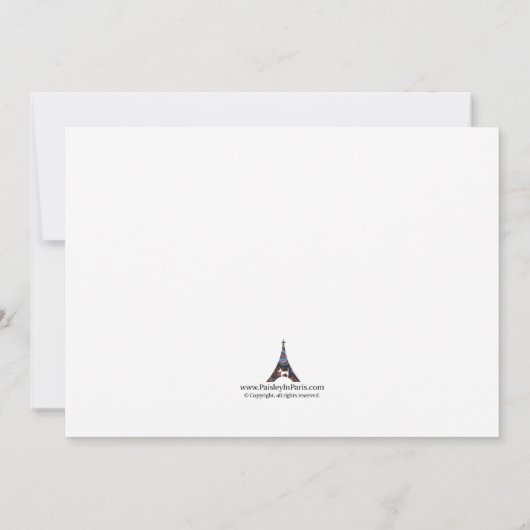 Red Crab Note-kaarten \ - Hartelijk dank Notitiekaartje (Achterkant)