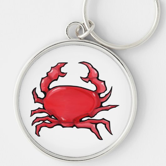 Red Crab Premium Sleutelhanger (Voorkant)