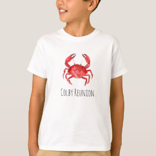 Red Crab Reunion NAAM Kleurrijke Artisan Fun T-shirt