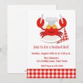 Red Crab Seafood Boil Kaart (Voorkant / Achterkant)