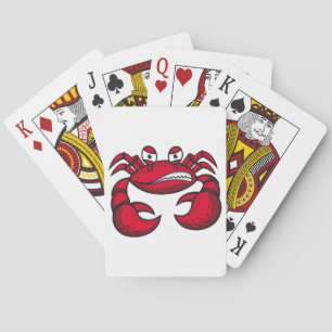 Red Crabby Crab Pokerkaarten