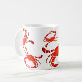 Red Crabs Parade Koffiemok (Voorkant links)