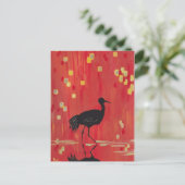 RED CRANE BRIEFKAART (Staand voorkant)