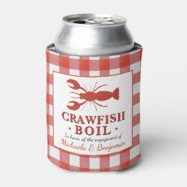 Red Crawfish Boil Lobster Party Verloving Picnic Blikjeskoeler
