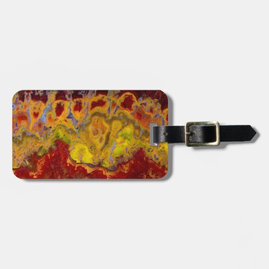 Red Crayola Jasper Bagagelabel (Voorkant horizontaal)