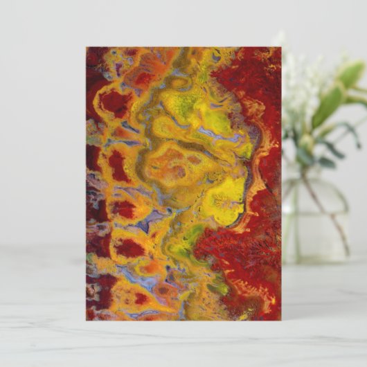 Red Crayola Jasper Bedankkaart (Staand voorkant)