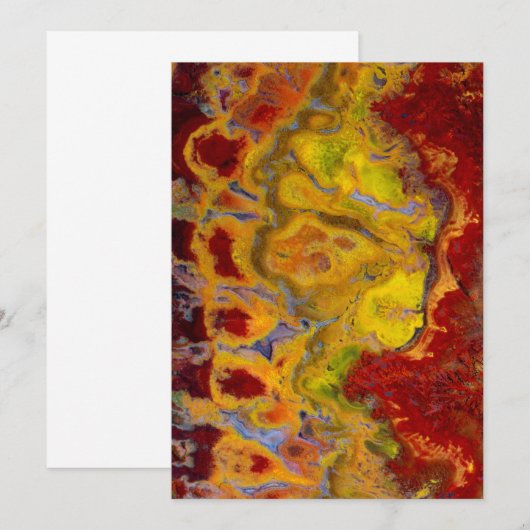 Red Crayola Jasper Bedankkaart (Voorkant / Achterkant)