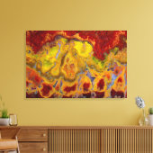 Red Crayola Jasper Canvas Afdruk (Insitu (Woonkamer))