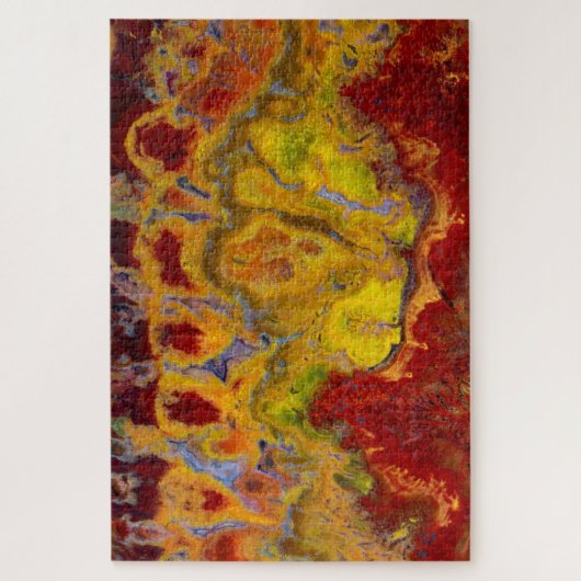 Red Crayola Jasper Legpuzzel (Verticaal)