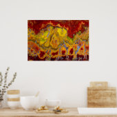 Red Crayola Jasper Poster (Keuken)