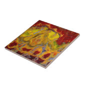 Red Crayola Jasper Tegeltje (Zijkant)