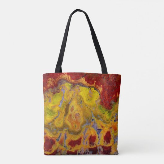 Red Crayola Jasper Tote Bag (Achterkant)