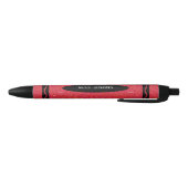 Red Crayon Teacher Zwarte Inkt Pen (Bodem)