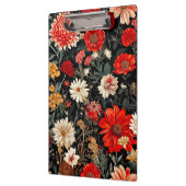 Red Cream en Dark Floral Klembord (Links)