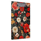 Red Cream en Dark Floral Klembord (Rechts)