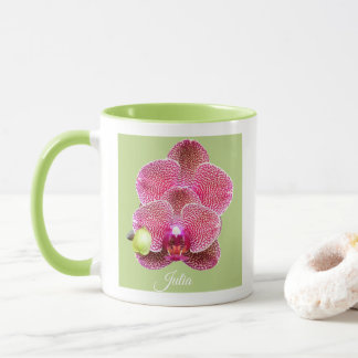 Red Cream Phal. Orchideeën Coffee Cup Mok