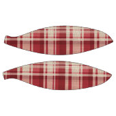 Red Cream Plaid Stripes Basketbal (Panelen)