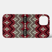 Red Cream Tribal Pattern Abstract Case-Mate iPhone Case (Achterkant (horizontaal))